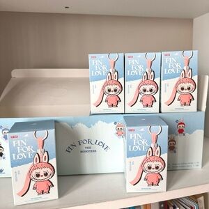 PIN FOR LOVE THE MONSTERS - Vinyl Plush Pendant Blind Box Pop Mart Labubu